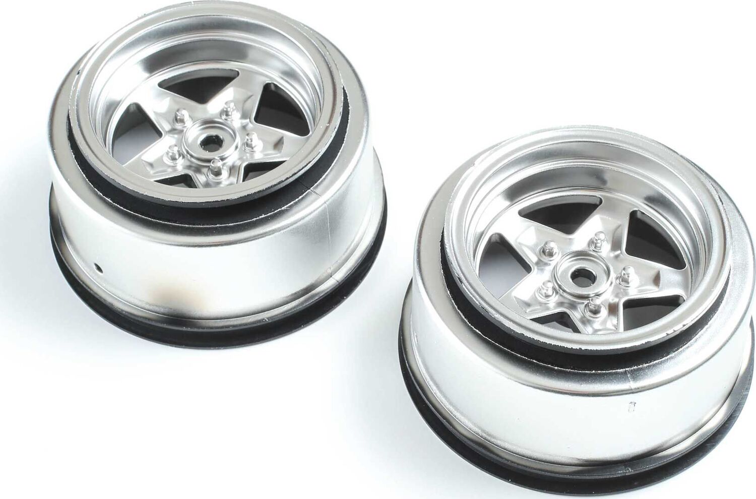 Rear Wheel, Satin Chrome (2): 22S Drag